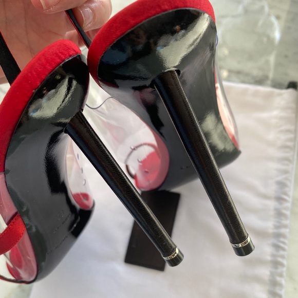✨Most sexy✨ALEXANDER WANG RED KAIA HEELED SANDALS - Picture 4 of 16